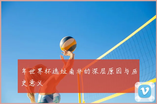 年世界杯选址南非的深层原因与历史意义
